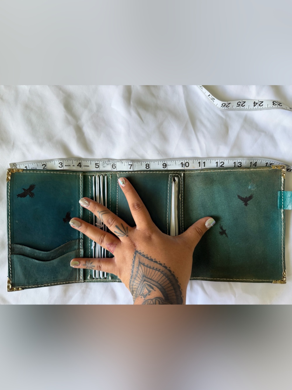 Unique one of a kind travelers notebook A6 or pocket size - Picture 13 of 13